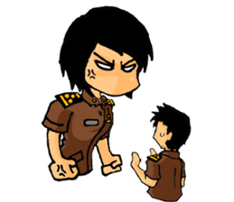 Praja the Browny Boy & Girl part 2 sticker #10697977