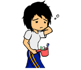 Praja the Browny Boy & Girl part 2 sticker #10697978