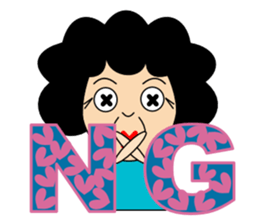 All right Obachan sticker #10698989
