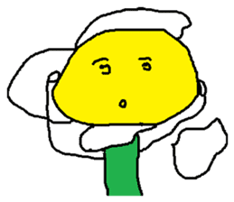 A funny flower sticker #10699837