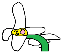 A funny flower sticker #10699842