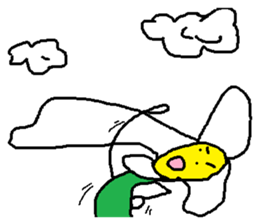 A funny flower sticker #10699850