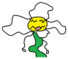 A funny flower sticker #10699856