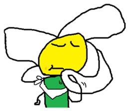 A funny flower sticker #10699861