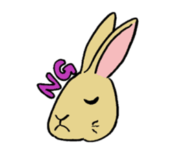 Cavy and rabbit's life sticker #10699874