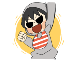 japanese oraora baby sticker sticker #10699923