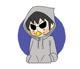 japanese oraora baby sticker sticker #10699926