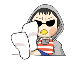 japanese oraora baby sticker sticker #10699942