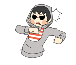 japanese oraora baby sticker sticker #10699944