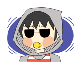 japanese oraora baby sticker sticker #10699950