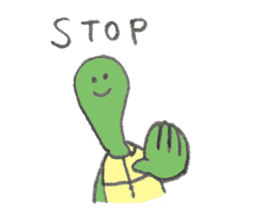 Turtle's name is Shibata2 sticker #10700324