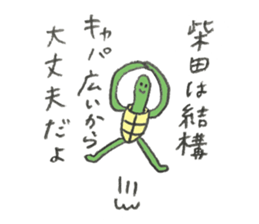 Turtle's name is Shibata2 sticker #10700328
