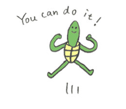 Turtle's name is Shibata2 sticker #10700330