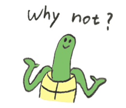 Turtle's name is Shibata2 sticker #10700341