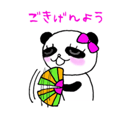 Tsundere princess panda sticker #10701232