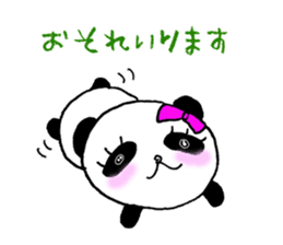 Tsundere princess panda sticker #10701235