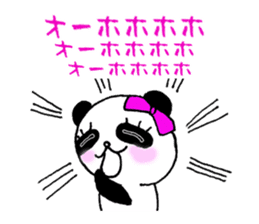 Tsundere princess panda sticker #10701236