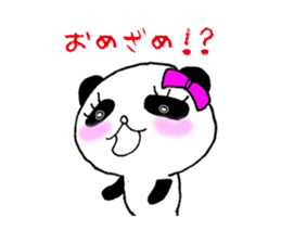 Tsundere princess panda sticker #10701237