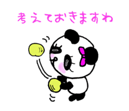 Tsundere princess panda sticker #10701265