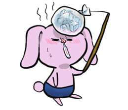 The rabbit which seems bad sticker #10702584