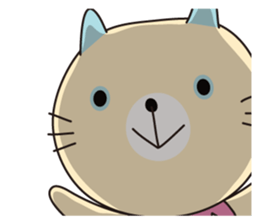 Cat puppet sticker #10703103