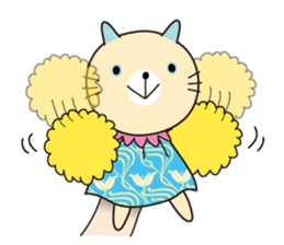 Cat puppet sticker #10703108