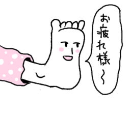 Feet speak sticker #10703177