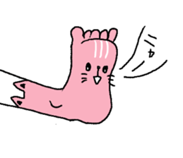 Feet speak sticker #10703180