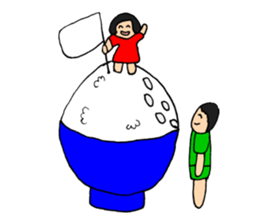 Dwarf brother and sister Taro and Hanako sticker #10703812