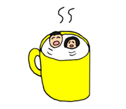 Dwarf brother and sister Taro and Hanako sticker #10703824