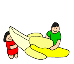 Dwarf brother and sister Taro and Hanako sticker #10703834