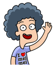 Momo The Afro Boy (Eng) sticker #10703880