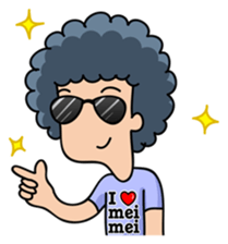 Momo The Afro Boy (Eng) sticker #10703882