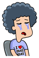 Momo The Afro Boy (Eng) sticker #10703884