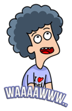 Momo The Afro Boy (Eng) sticker #10703887