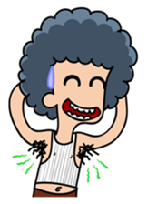 Momo The Afro Boy (Eng) sticker #10703890