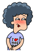 Momo The Afro Boy (Eng) sticker #10703892