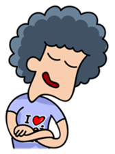 Momo The Afro Boy (Eng) sticker #10703893