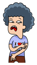 Momo The Afro Boy (Eng) sticker #10703901