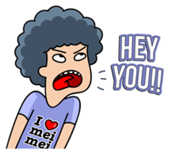 Momo The Afro Boy (Eng) sticker #10703902