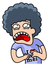 Momo The Afro Boy (Eng) sticker #10703906