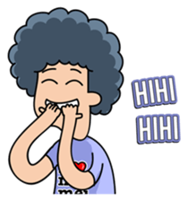 Momo The Afro Boy (Eng) sticker #10703910