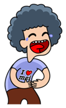 Momo The Afro Boy (Eng) sticker #10703912
