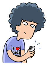 Momo The Afro Boy (Eng) sticker #10703914