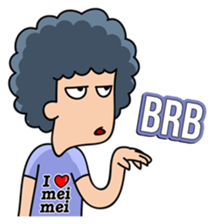 Momo The Afro Boy (Eng) sticker #10703916