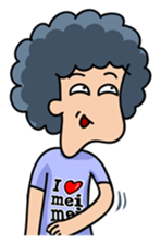 Momo The Afro Boy (Eng) sticker #10703919