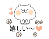 Soft cat3"markup balloon Sticker" sticker #10704746