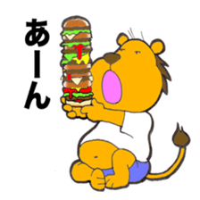 Metabolic syndrome lion sticker #10704890