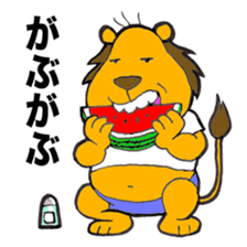 Metabolic syndrome lion sticker #10704907