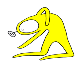 Ranger with Corgi dally 2 sticker #10704987